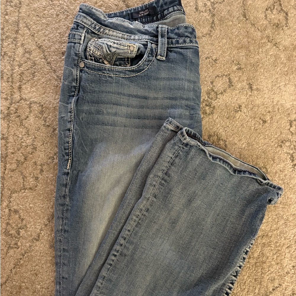 Vigoss Women's Jeans - The Dallas Slim Boot Size 18 length 33